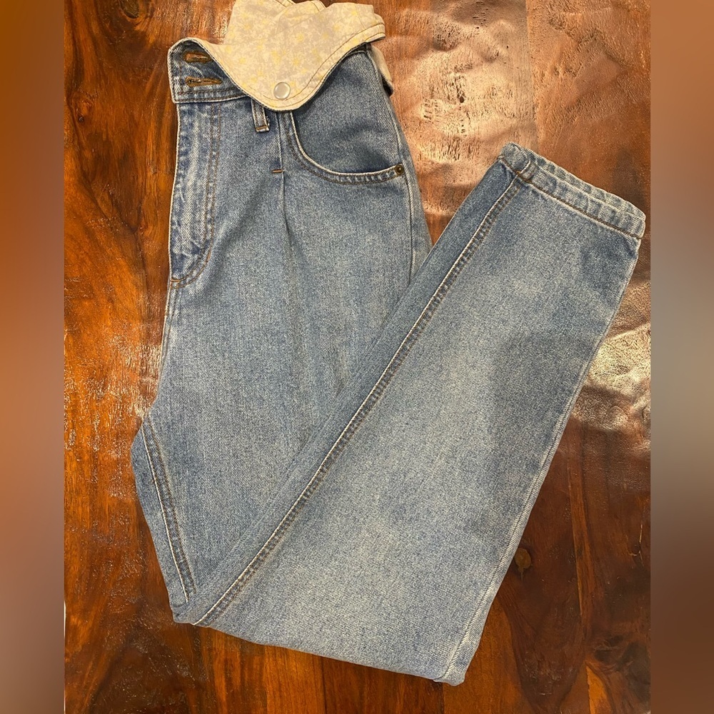 BDG Urban Outfitters Jeans Fold Over Paper Bag High Waist Mom Y2K Size 26 - Picture 3 of 11